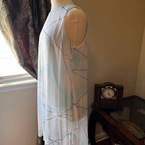 Alfani Abstract Geo-Print Sleeveless Shift Dress – Size 12